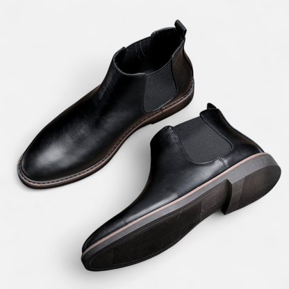 Bottines Chelsea en Cuir pour Homme – Élégance Minimaliste, Style Intemporel
