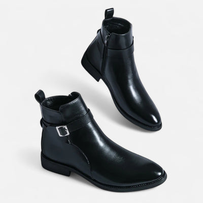Viventi | Bottines Chelsea en Cuir à Bout Pointu pour Homme – Élégance Affûtée, Esprit Urbain