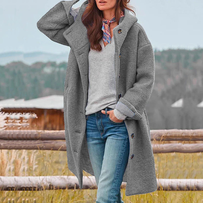 Manteau coupe-vent léger à capuche femme