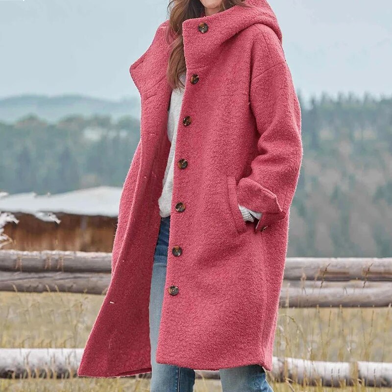 Manteau coupe-vent léger à capuche femme
