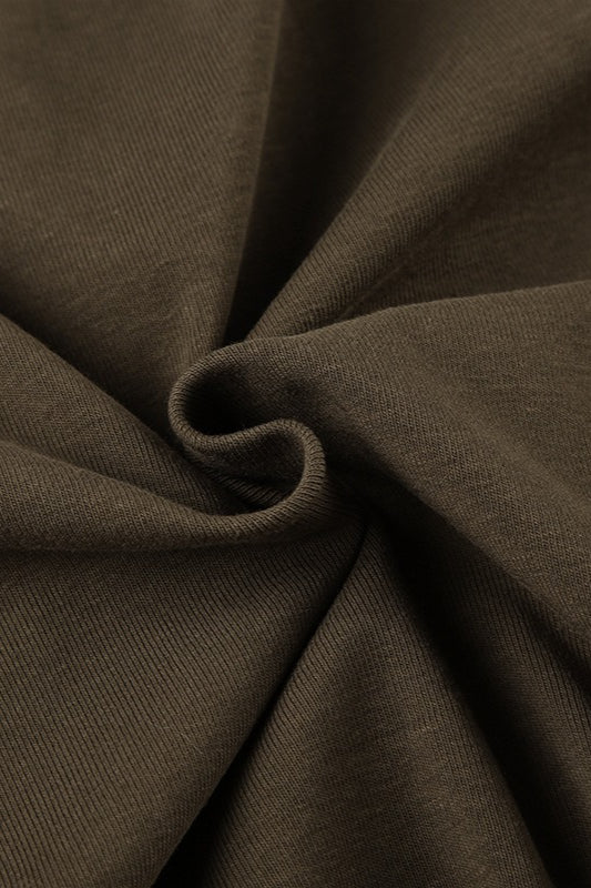 Leoparden-Patchwork-Bluse mit asymmetrischem Saum