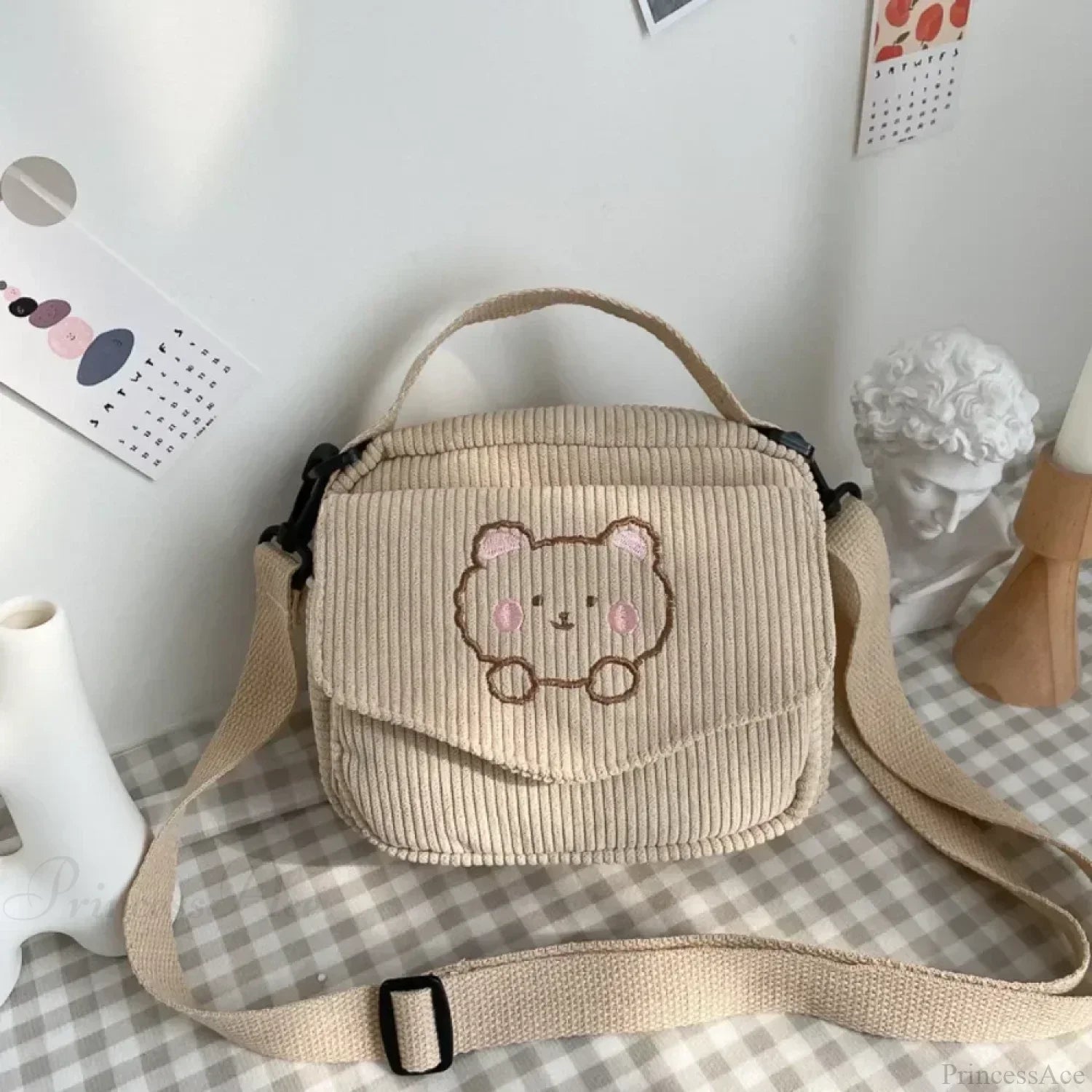 Cartoon Bear Casual Crossbody Shoulder Bag