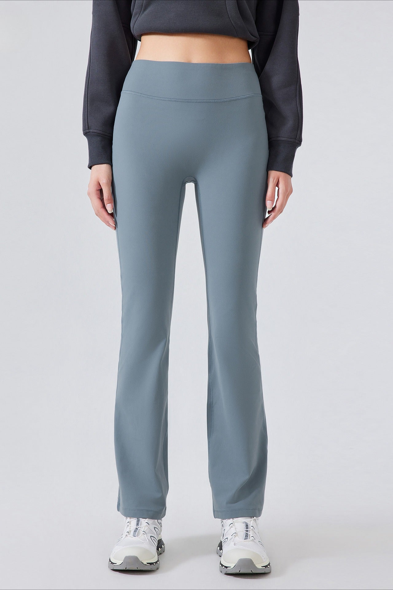 High-Waisted Fleece Lined Flared Yoga Leggings