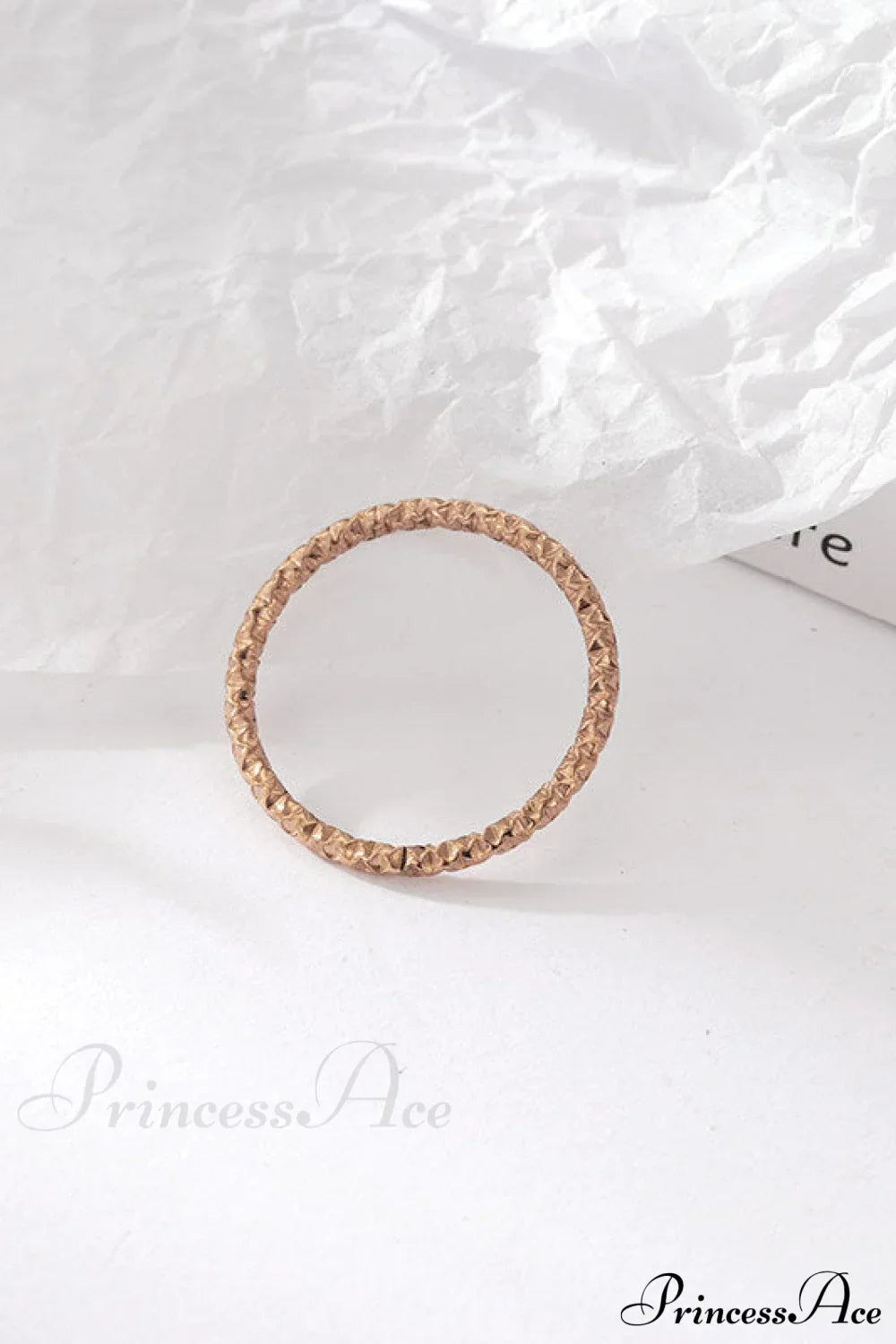 Anillos de diseño personalizado simples en juego de tres piezas