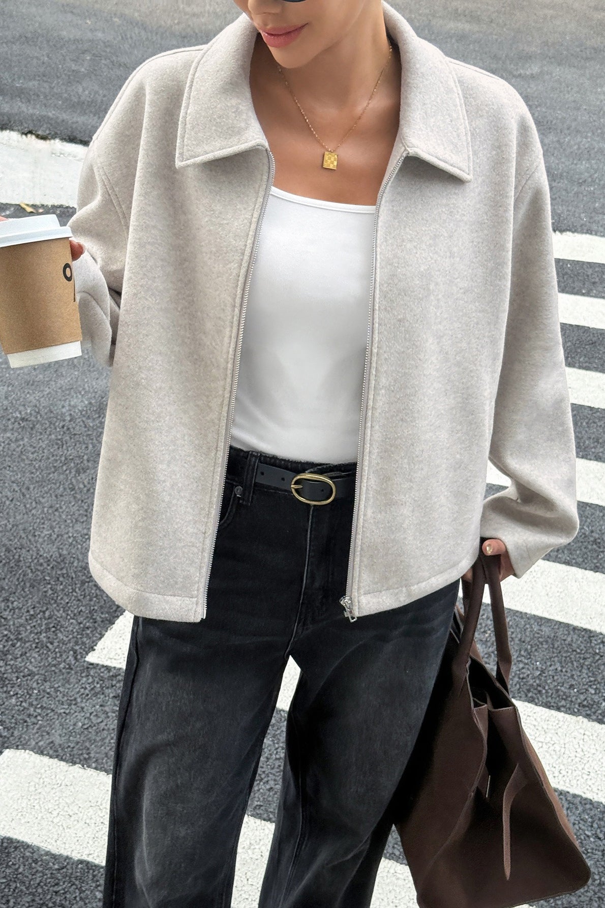 Elegant Long Sleeve Versatile Jacket