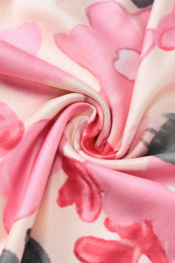 Vestido Floral Estampado Slim com Alças Finas