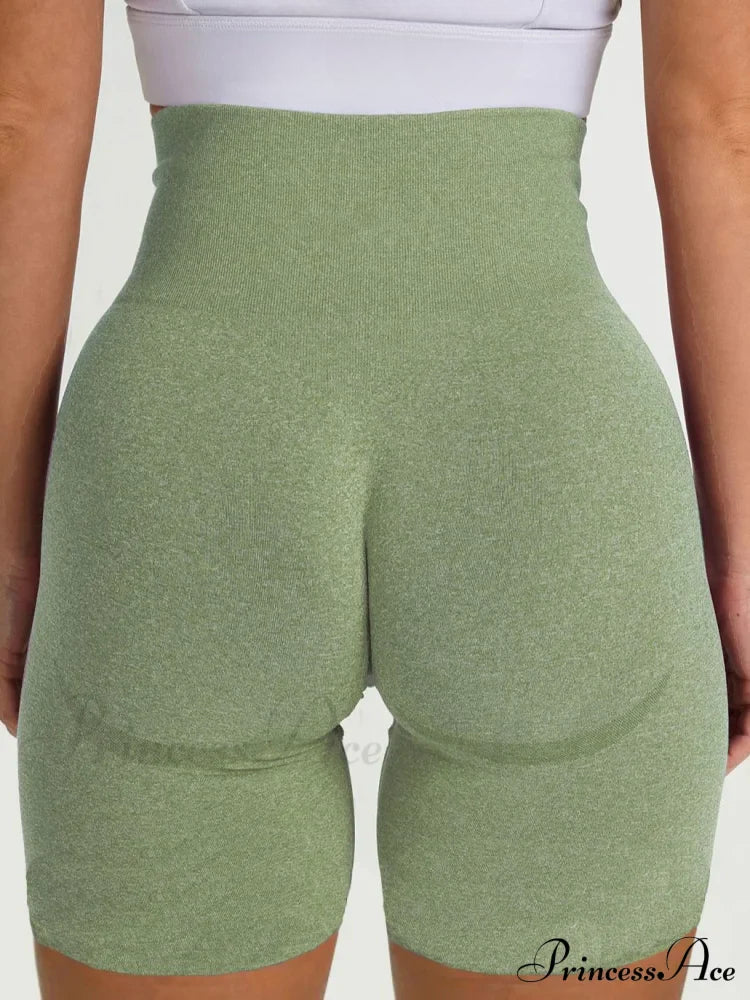 Sport Slim Shorts Seamless Leggings