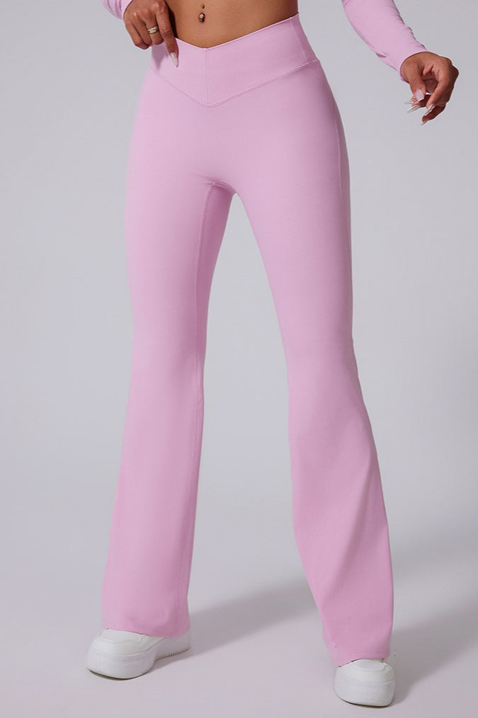 V-Waist Brushed Booty Lifting Workout Leggings