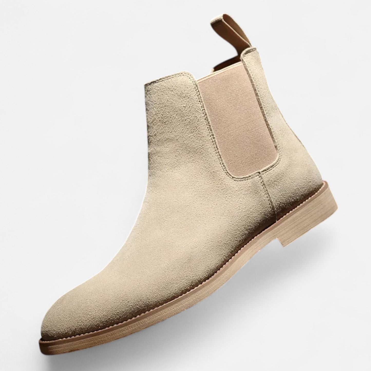 Viventi | Bottines Chelsea Rétro en Daim pour Homme – Intemporalité Anglaise, Élégance Naturelle