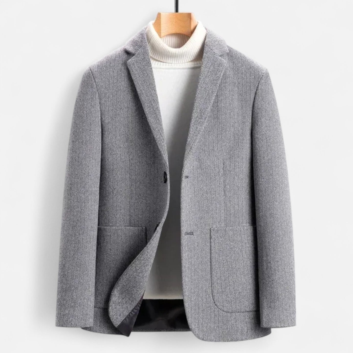 Viventi | Veste de Costume en Laine pour Homme – Finition Sartoriale, Élégance Intemporelle