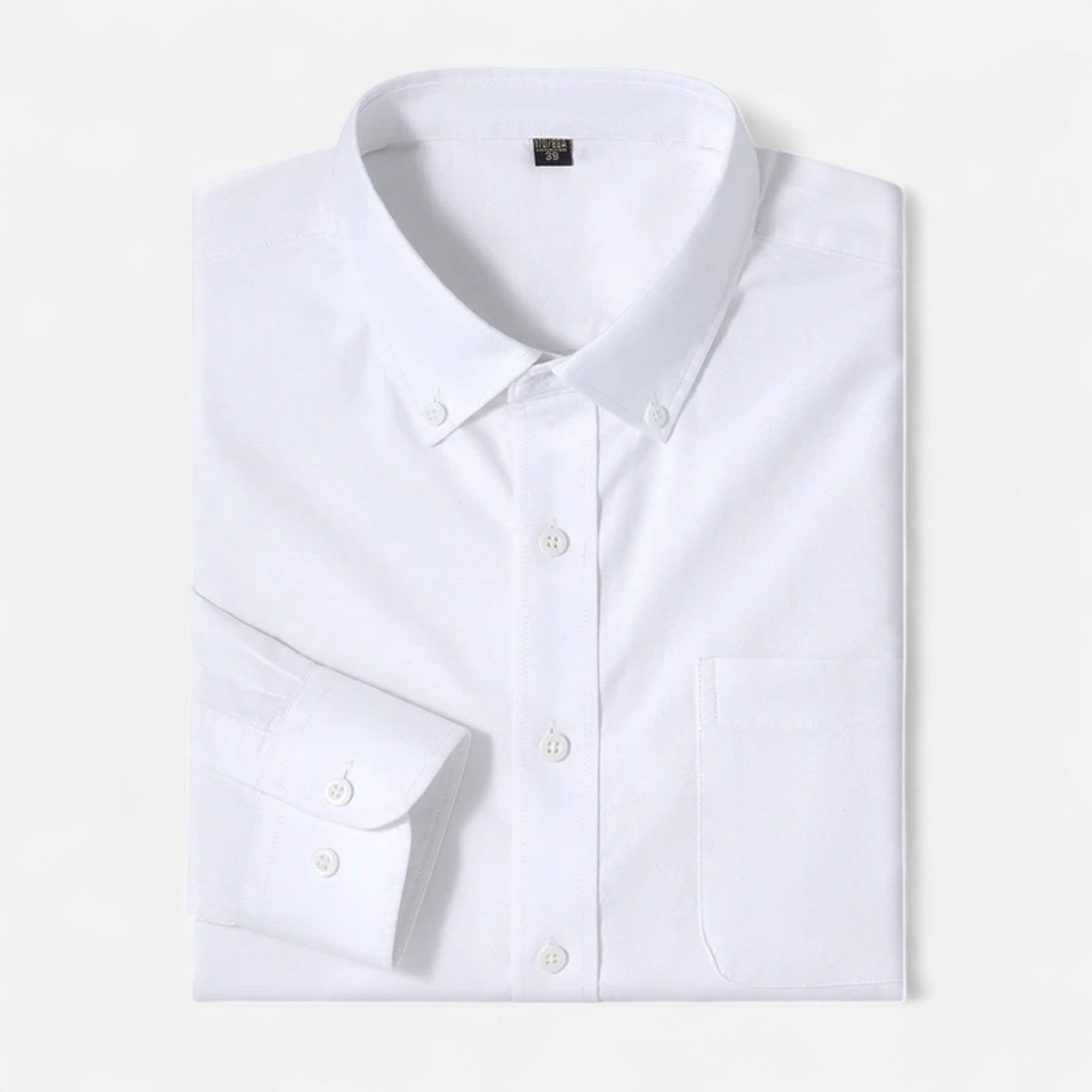 Viventi | Chemise Oxford 100 % Coton à Manches Longues pour Homme – Élégance Classique, Confort Naturel