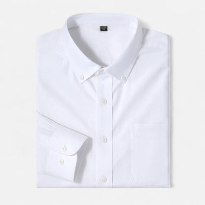 Viventi | Chemise Oxford 100 % Coton à Manches Longues pour Homme – Élégance Classique, Confort Naturel