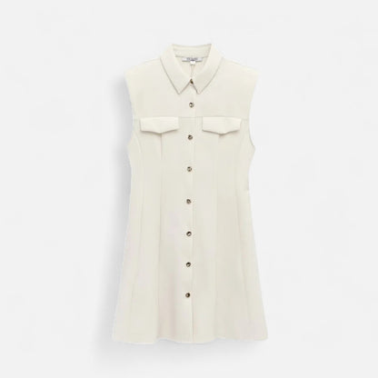 Viventi | Robe Mini Décontractée pour Femme – Légèreté Printanière, Charme Naturel