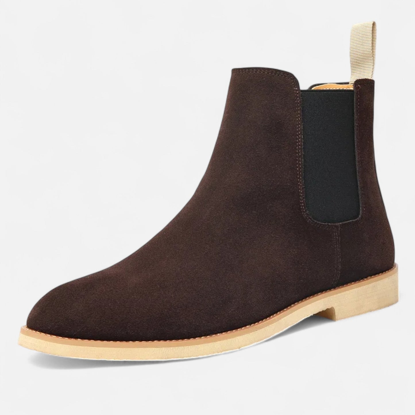 Viventi | Bottines Chelsea Rétro en Daim pour Homme – Intemporalité Anglaise, Élégance Naturelle