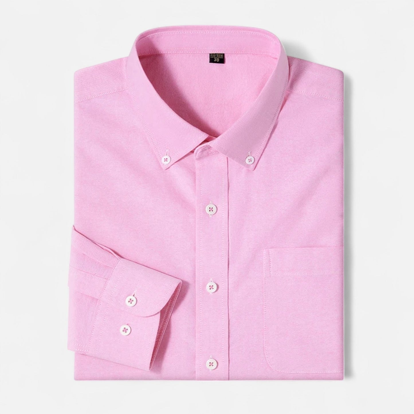 Viventi | Chemise Oxford 100 % Coton à Manches Longues pour Homme – Élégance Classique, Confort Naturel