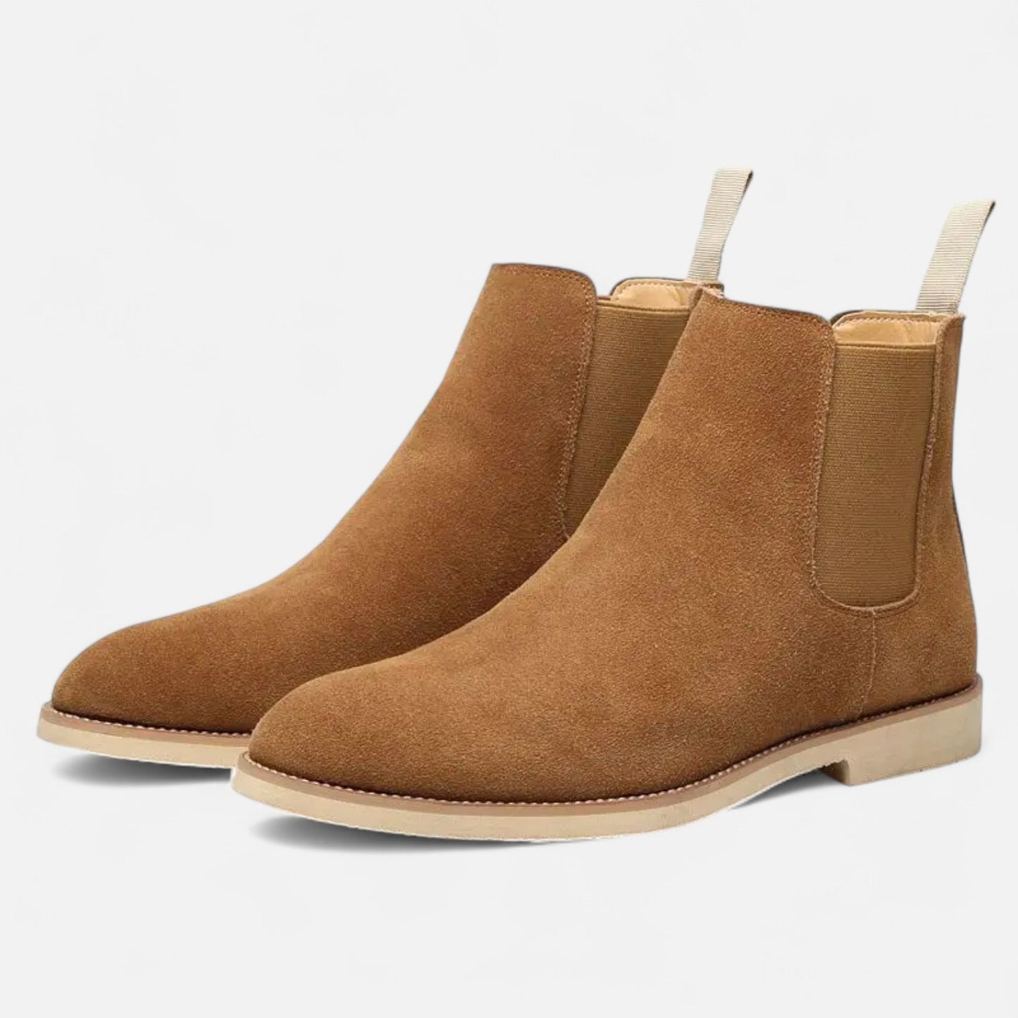 Viventi | Bottines Chelsea Rétro en Daim pour Homme – Intemporalité Anglaise, Élégance Naturelle