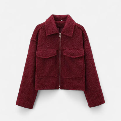 Viventi | Blouson Bomber Zippé pour Femme – Style Contemporain, Confort Quotidien