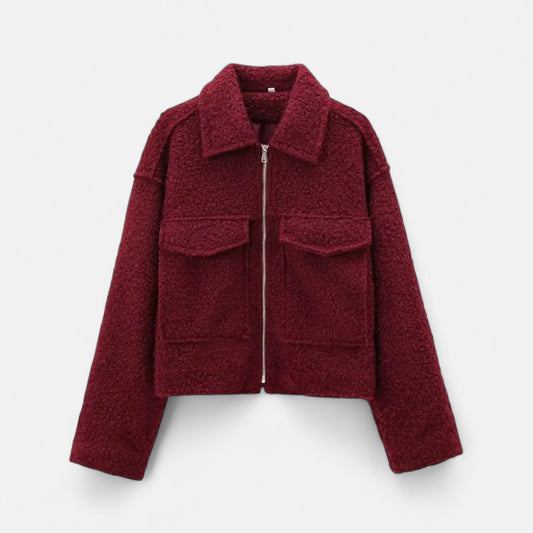 Viventi | Blouson Bomber Zippé pour Femme – Style Contemporain, Confort Quotidien