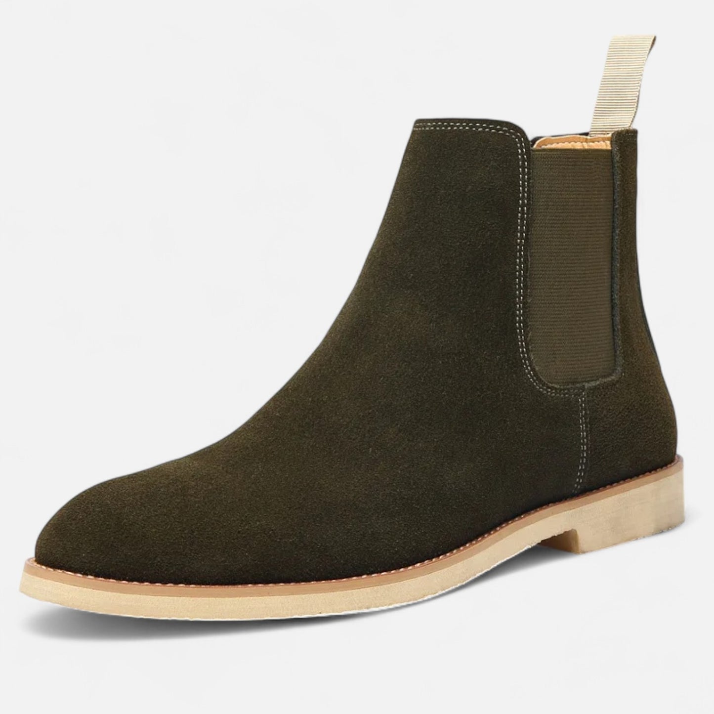 Viventi | Bottines Chelsea Rétro en Daim pour Homme – Intemporalité Anglaise, Élégance Naturelle