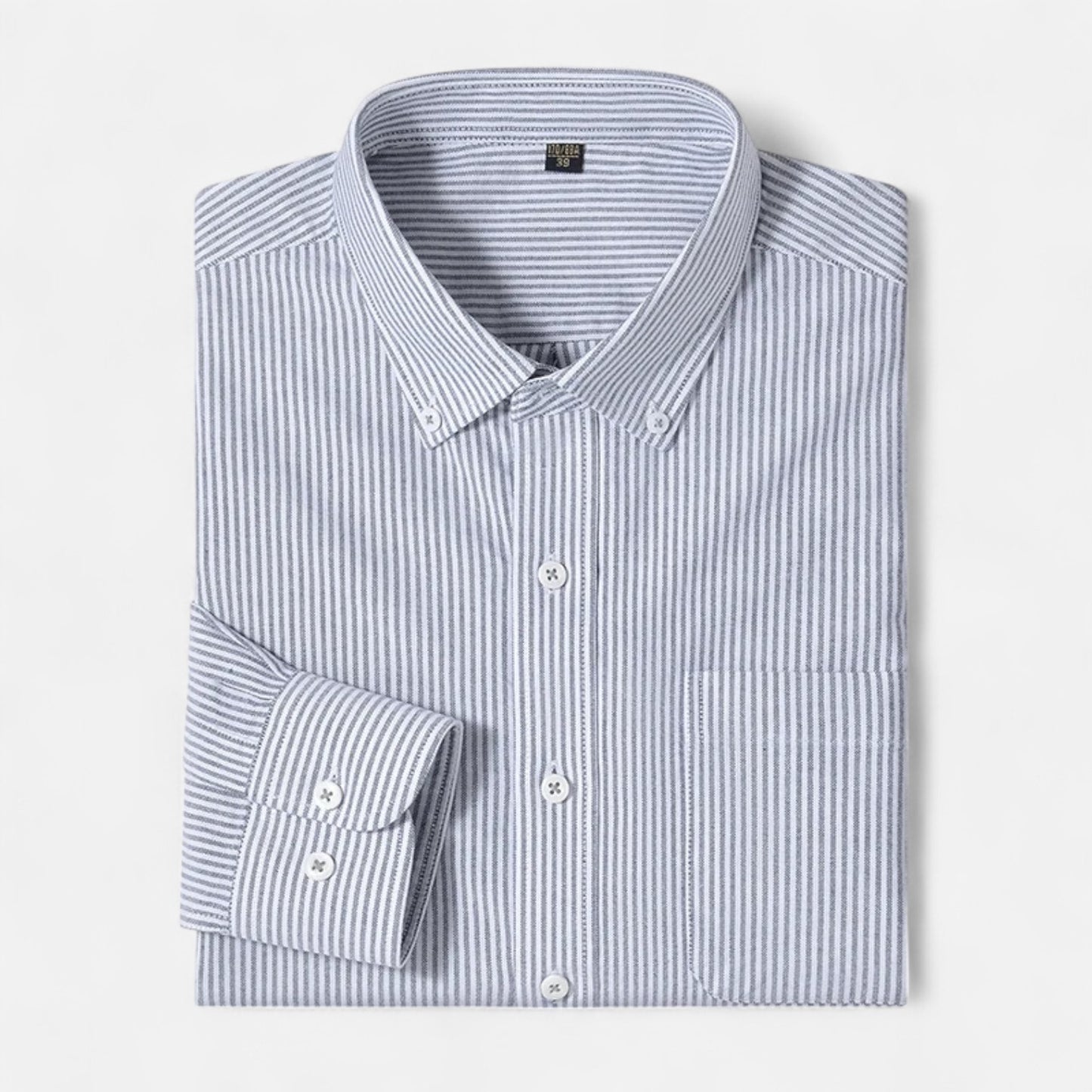 Viventi | Chemise Oxford 100 % Coton à Manches Longues pour Homme – Élégance Classique, Confort Naturel