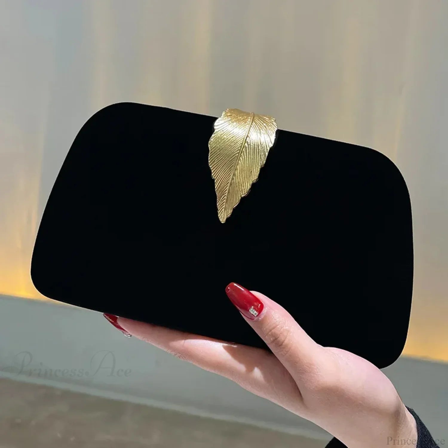Evening Clutch Pearl Chain Handbag Wedding Cocktail Party Purse