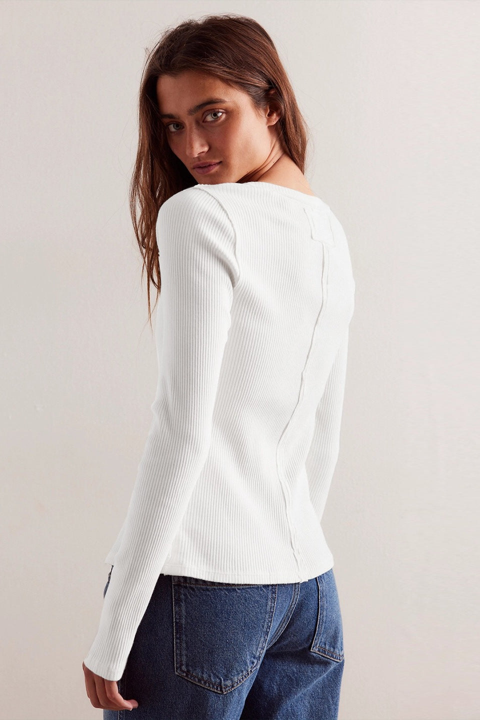 Solid Color Ribbed Cardigan