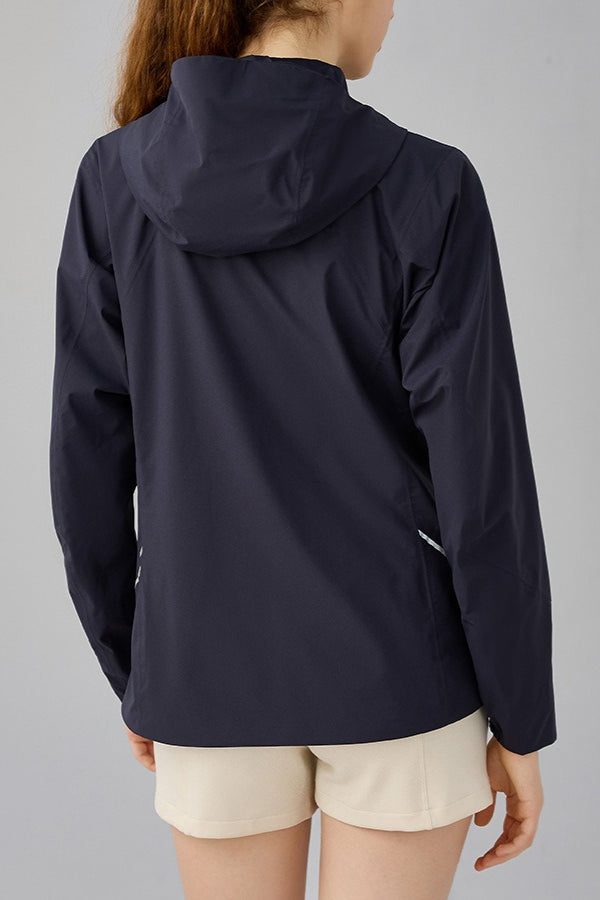 Veste à capuche doublée en polaire coupe-vent