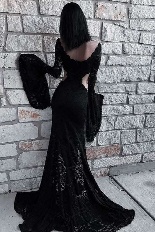 Robe gothique décontractée sombre