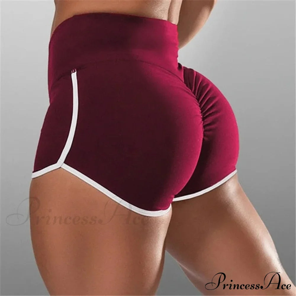 Fitness Push Up Gym Tights Pocket Shorts
