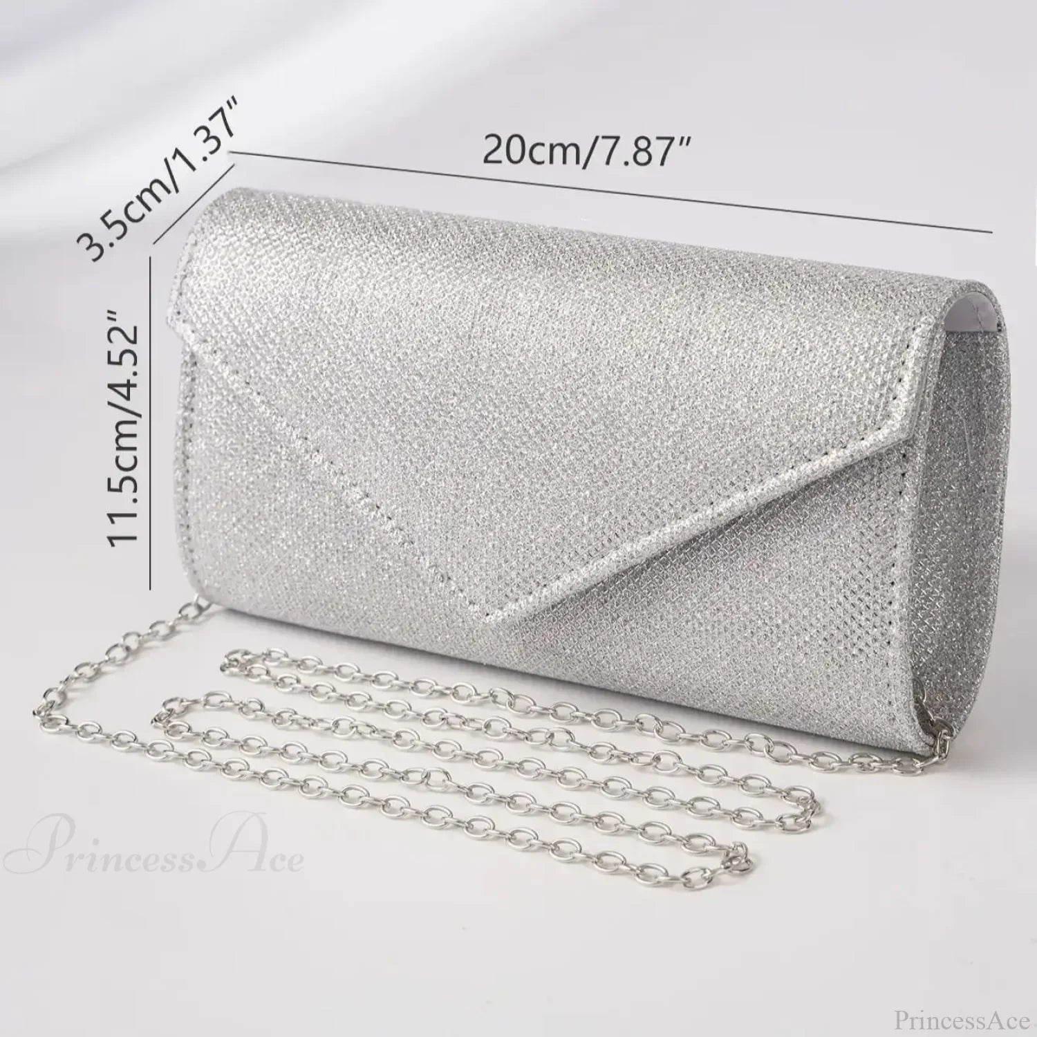 Glitter Envelope Evening Clutch Women's Day Wedding Party Crossbody Bag