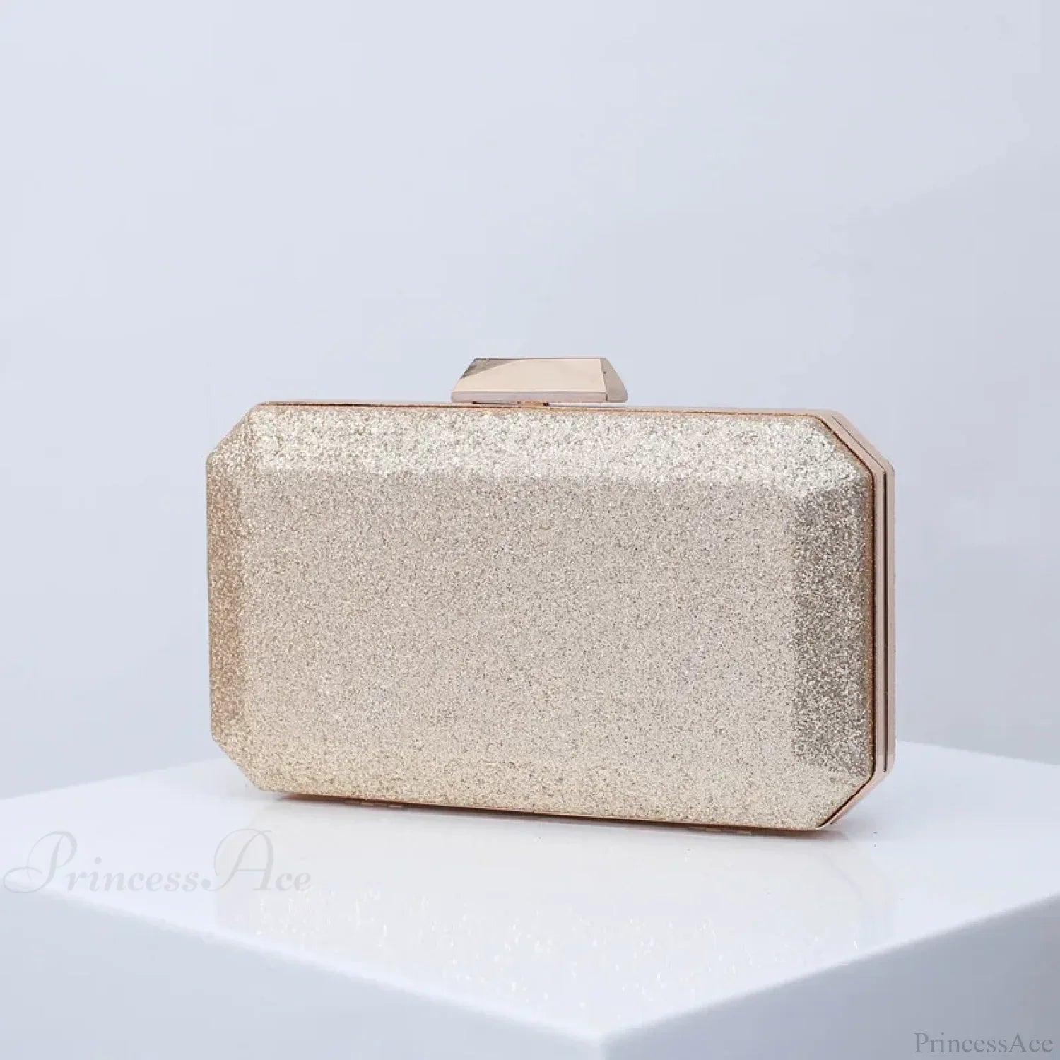 Golden Yellow Luxury PU Clutch Wristlet