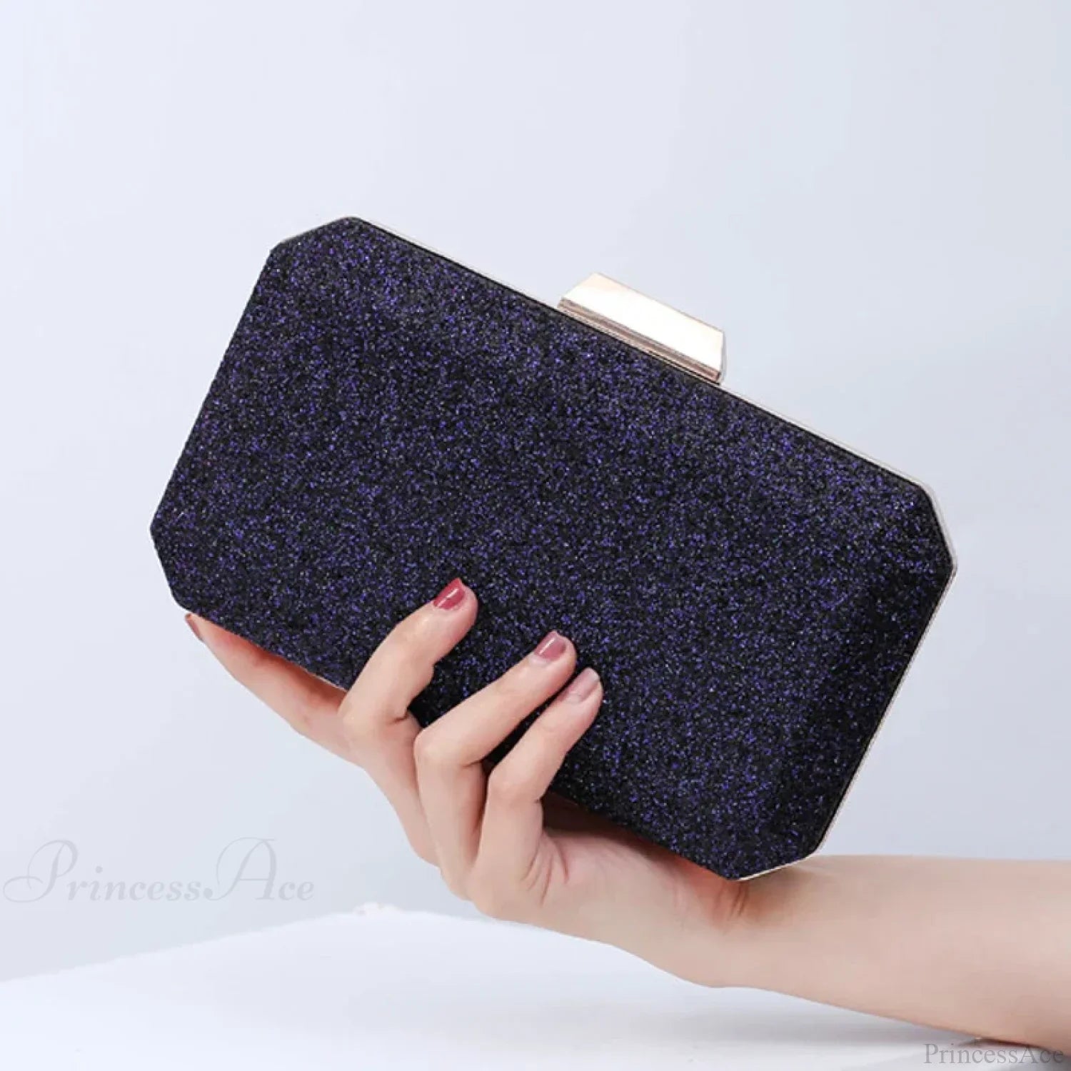 Golden Yellow Luxury PU Clutch Wristlet