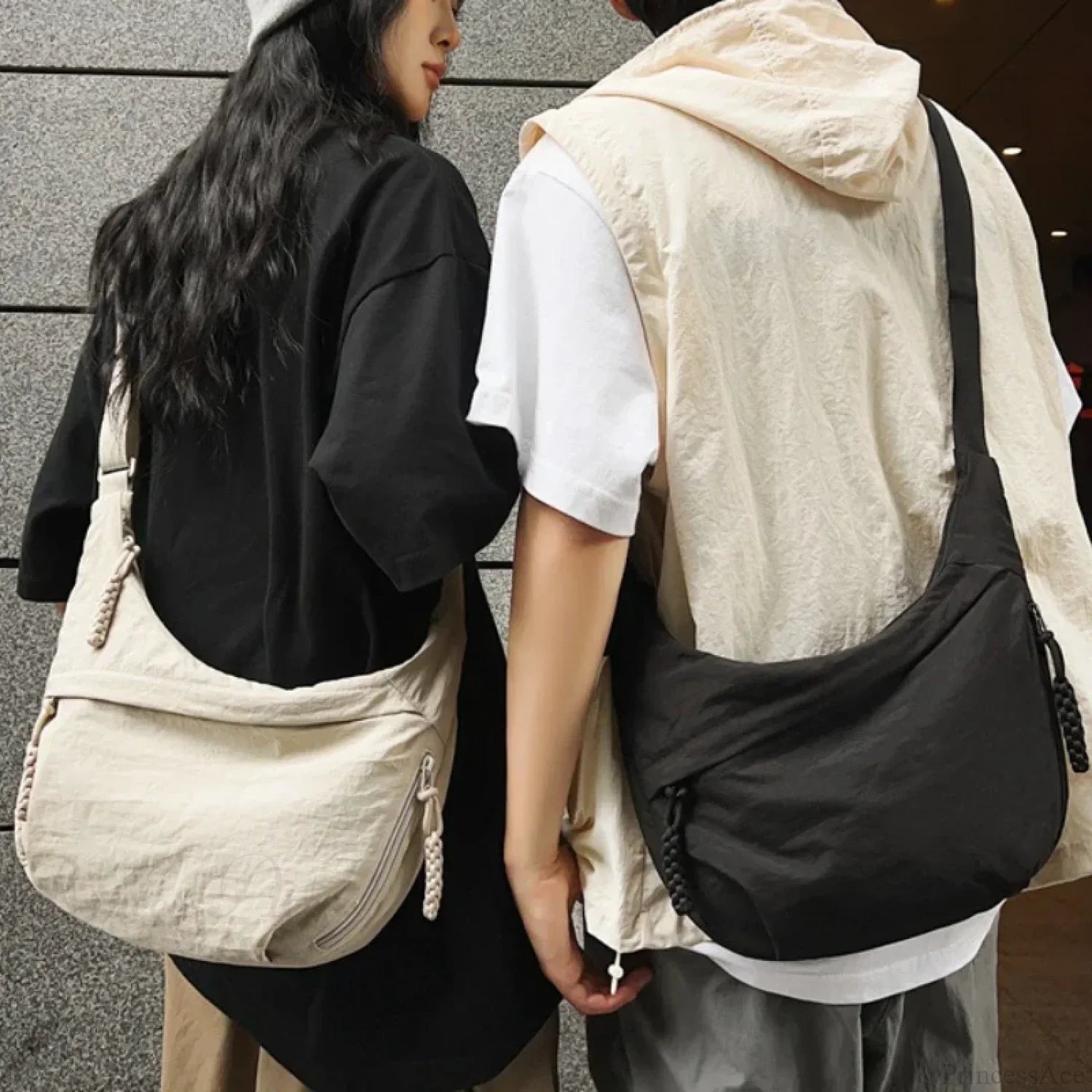 High Capacity Nylon Crossbody Messenger