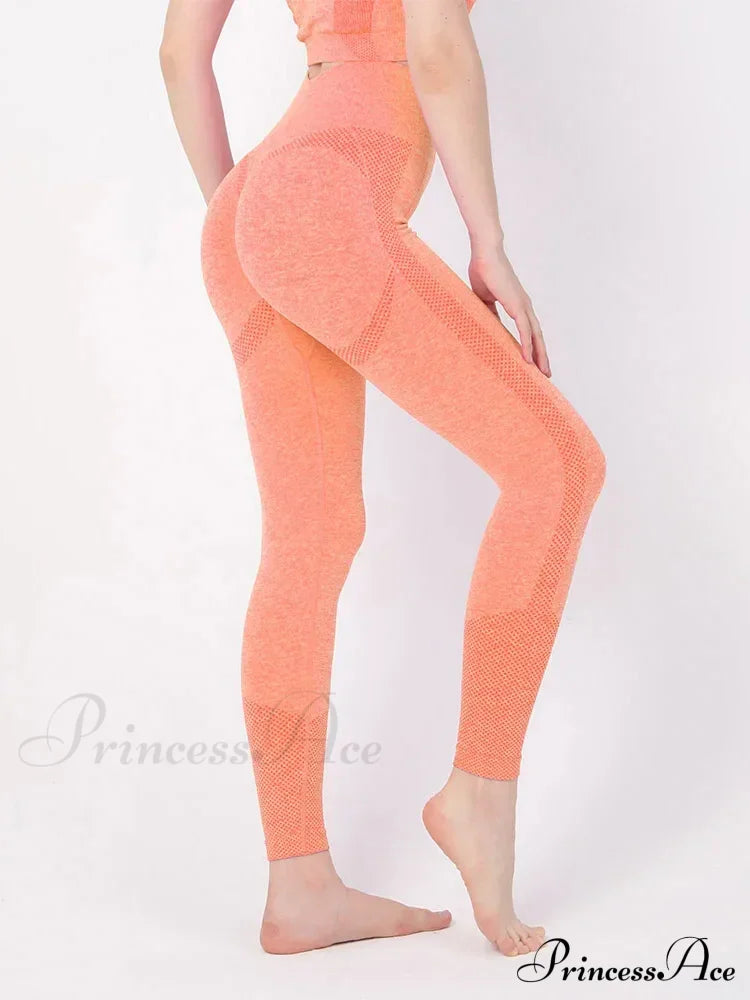 High Waist Seamless Push Up Butt Lifting Workout Legging
