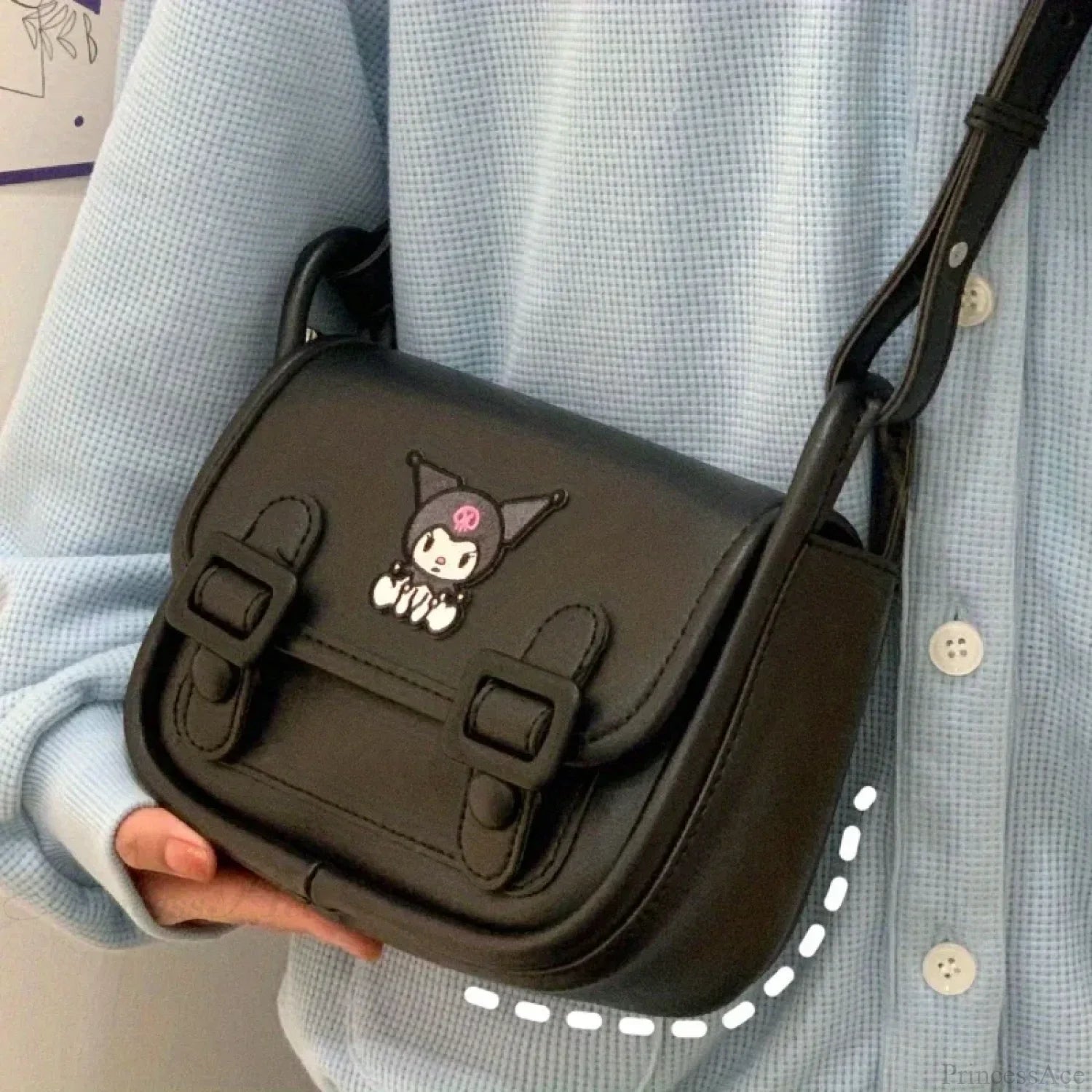 Kawaii Sanrio Kuromi Crossbody Shoulder Bag