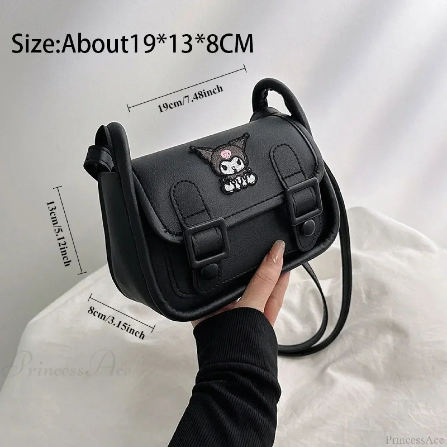 Roztomilá Sanrio Kuromi taška přes rameno