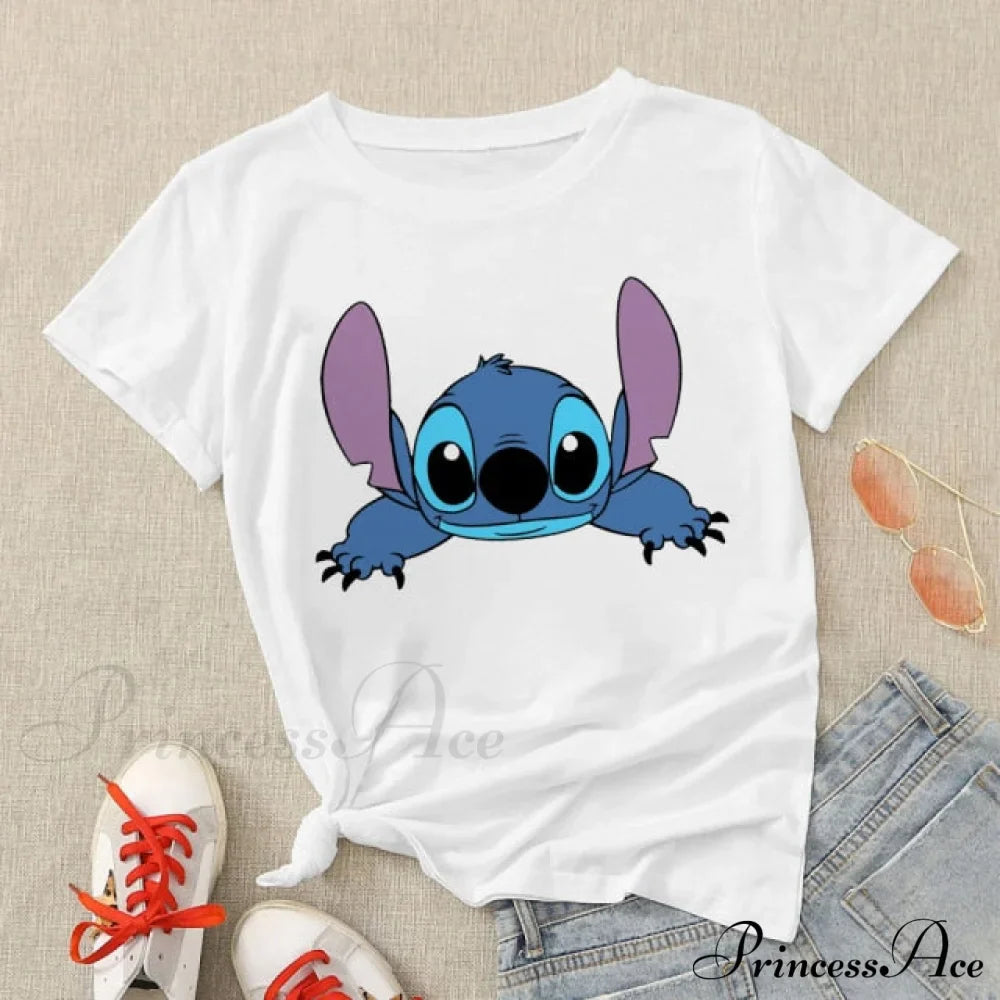 T-shirts imprimés mignons pour dames