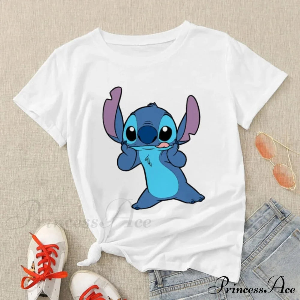 T-shirts imprimés mignons pour dames