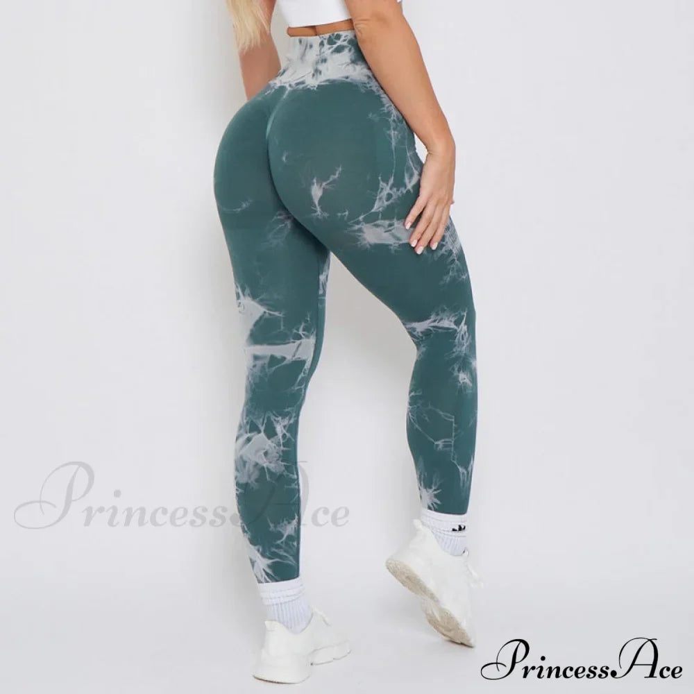 New Lightning Marble Scrunch Butt Leggings