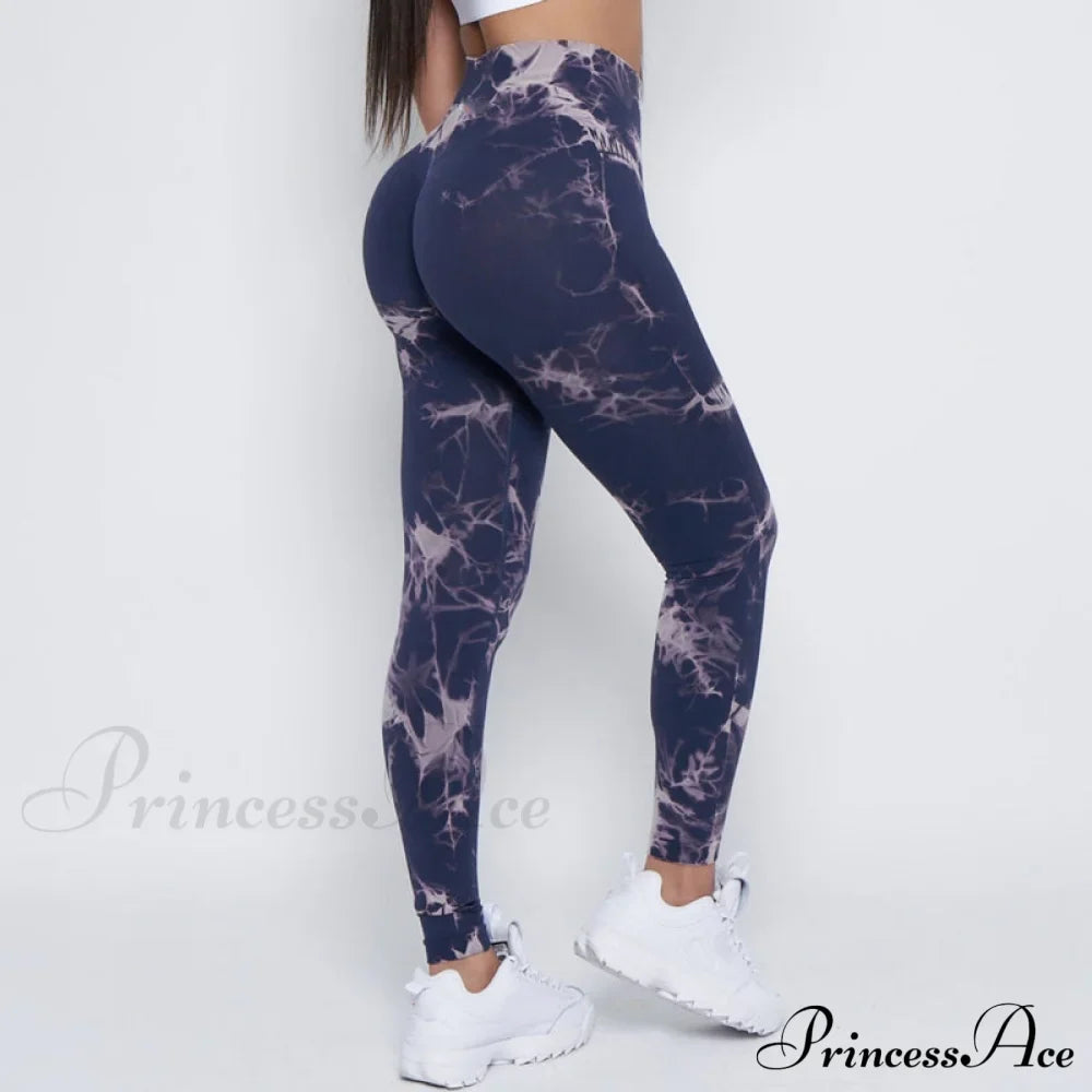 New Lightning Marble Scrunch Butt Leggings