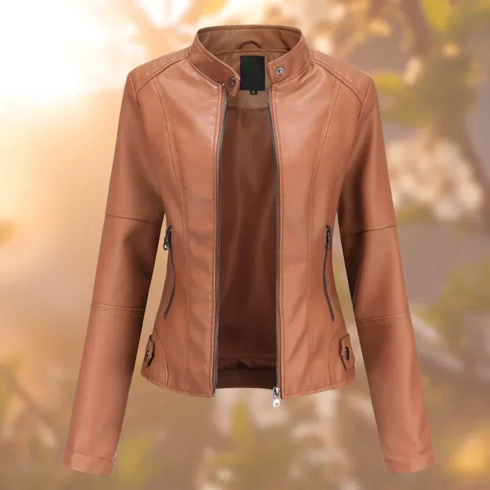 Niki – Veste en similicuir femme style motard