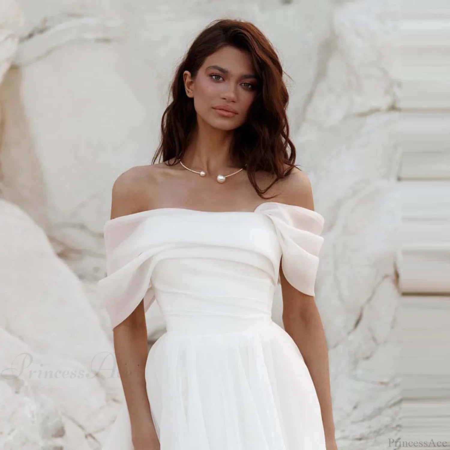 Off-Shoulder Princess Wedding Dress