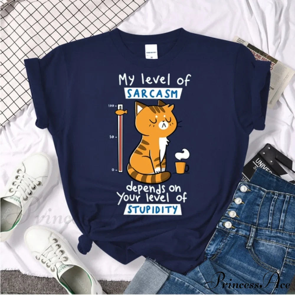 Oversize Fashion Clothing Funny Korean Style T-Shirts