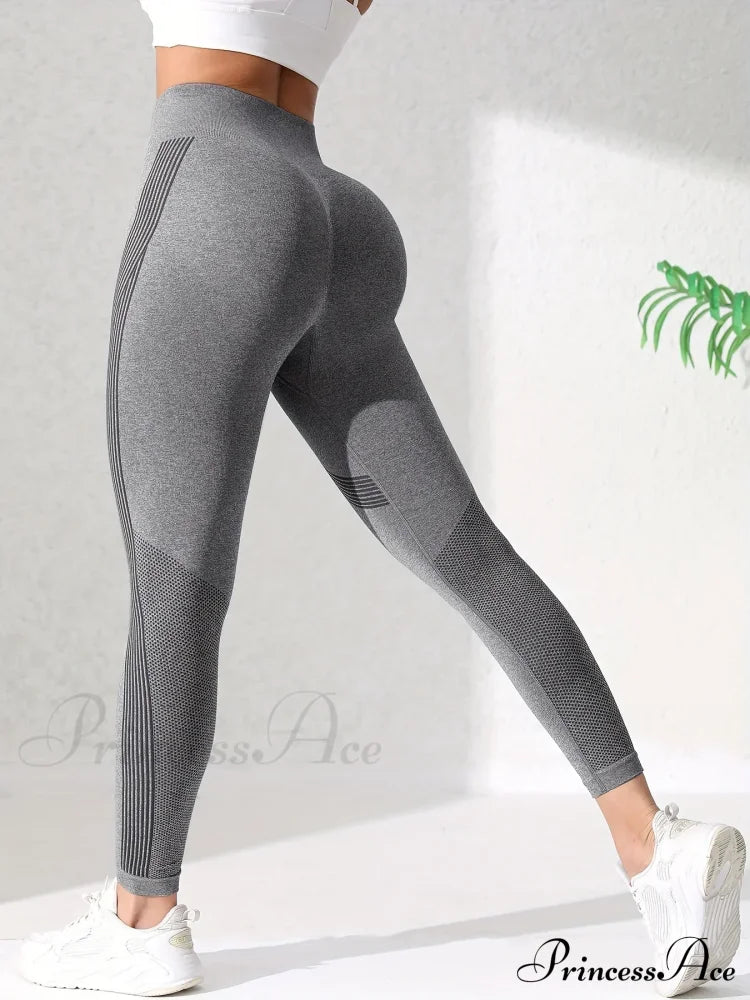 Seamless Waist Fitness Scrunch Butt Athletic Legging