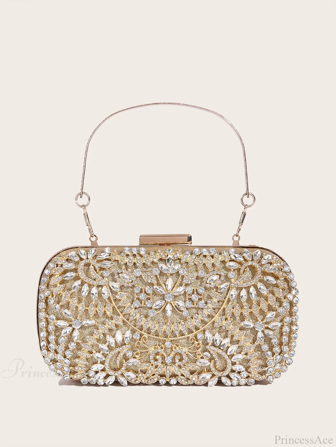 Shiny Corduroy Fashionable Dinner Party Wedding Clutch Bag