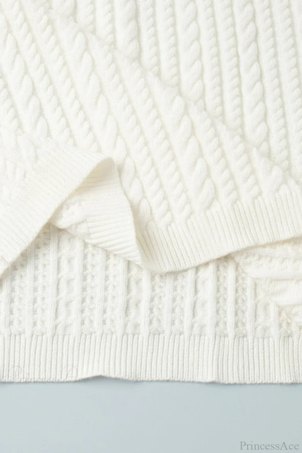 Měkké pletené kalhoty a svetr, dvoudílná souprava