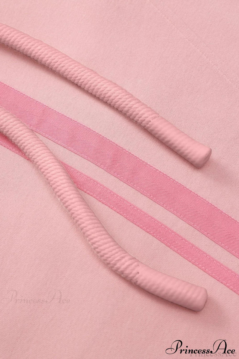 Pantalones anchos de cintura alta con cordón estilo urbano