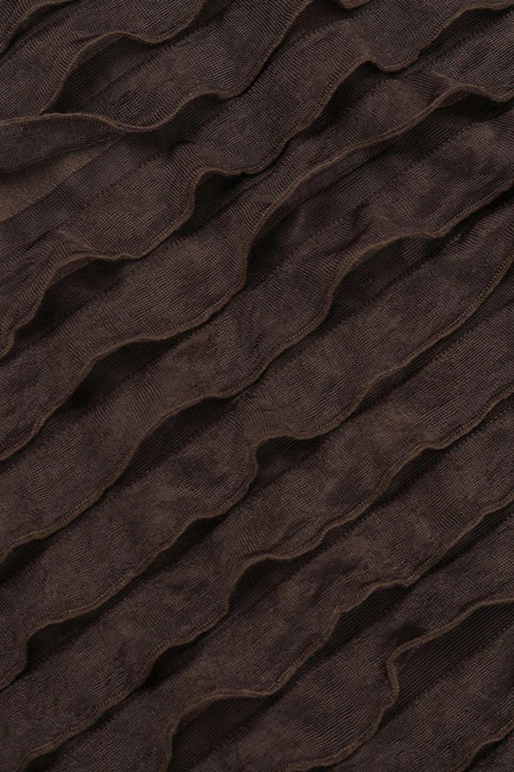 Camiseta de manga larga sólida con textura