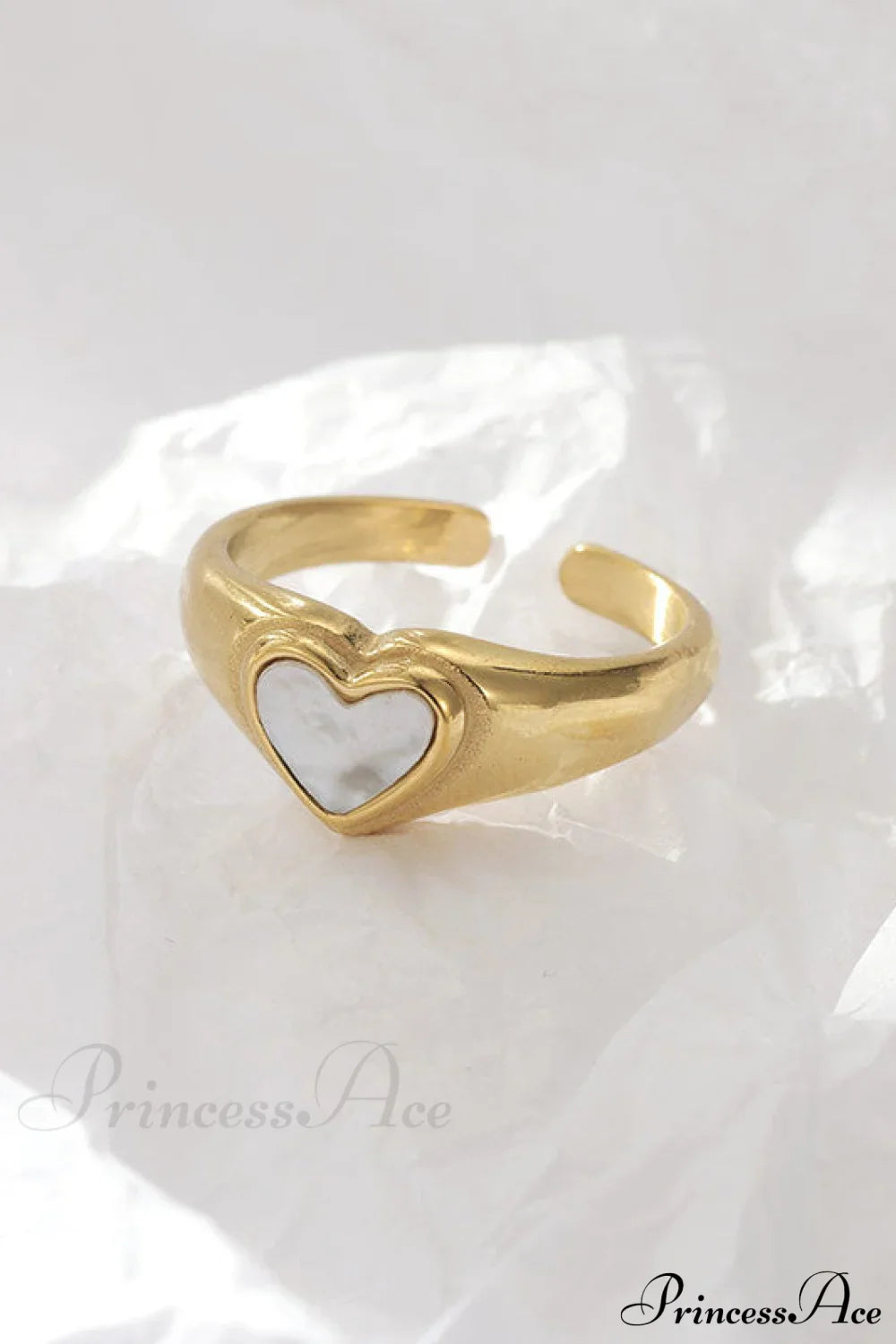 Titanium Steel Fashion Romantic Heart Rings