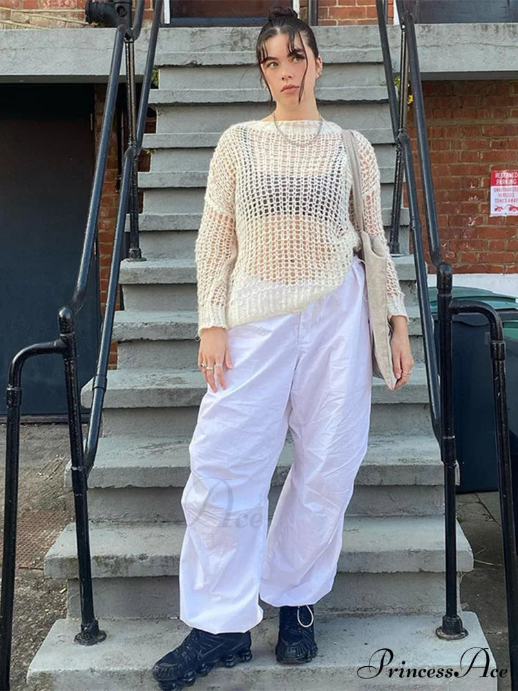 Women Fashion Casual Drawstring y2k Pants